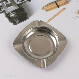 Yiwu market stainless steel smoking ashtray for household
