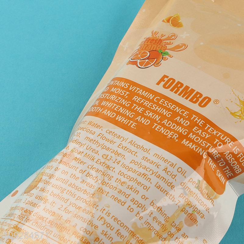 Good price fresh orange whitening body lotion