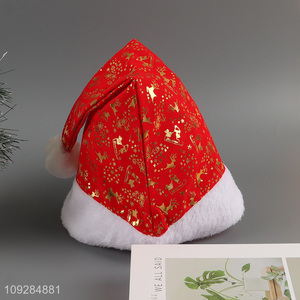 Top quality polyester christmas hat Santa hat for sale