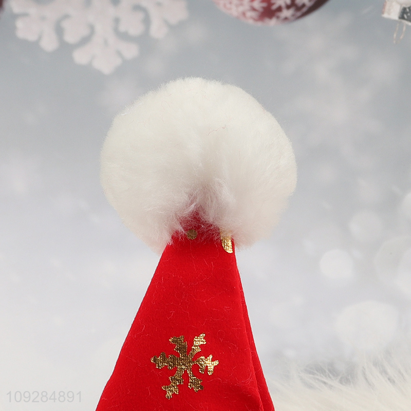 Good sale plush christmas hat Santa hat for party supplies