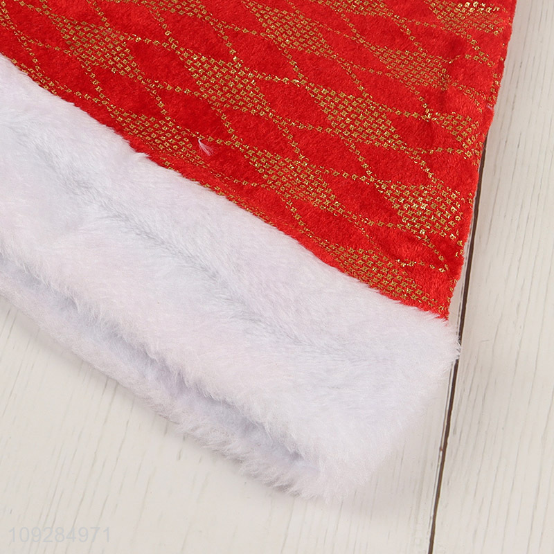 Low price red christmas hat Santa hat for party supplies