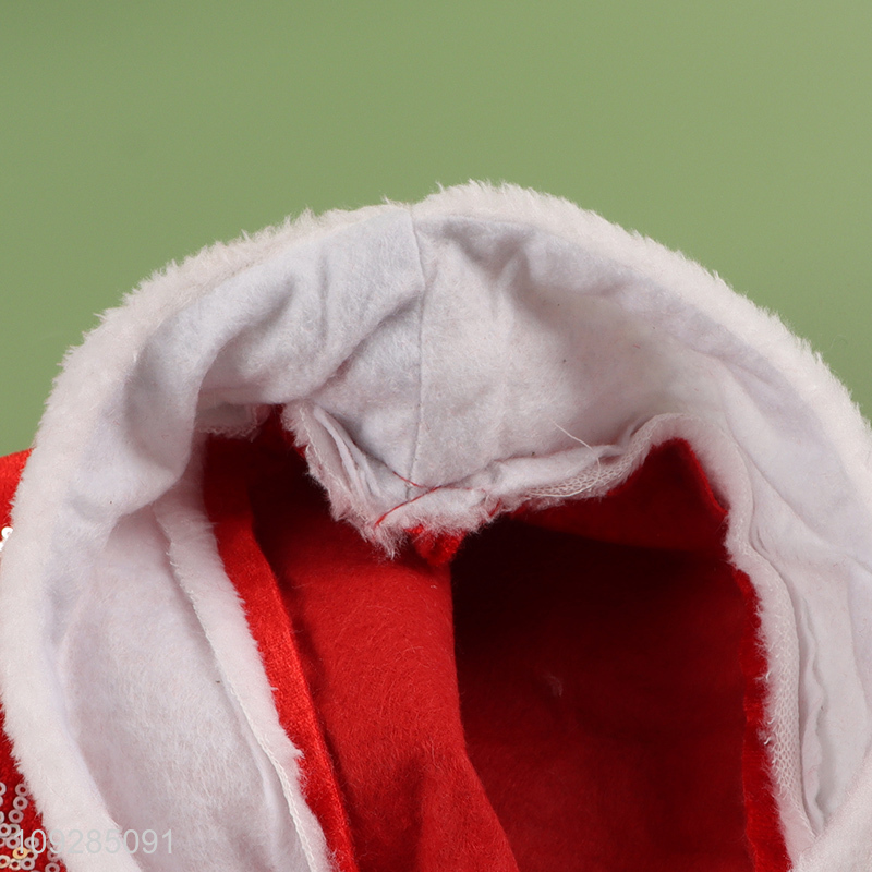 Top quality red snowflakes christmas hat Santa hat