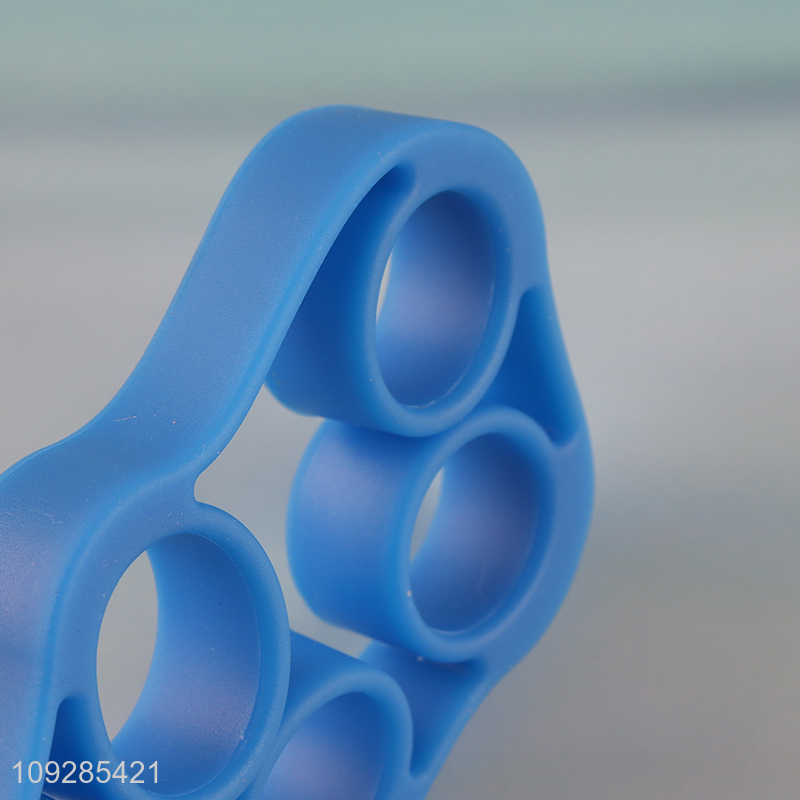 Wholesale Silicone Finger Exerciser Grip Strength Trainer Hand Grip