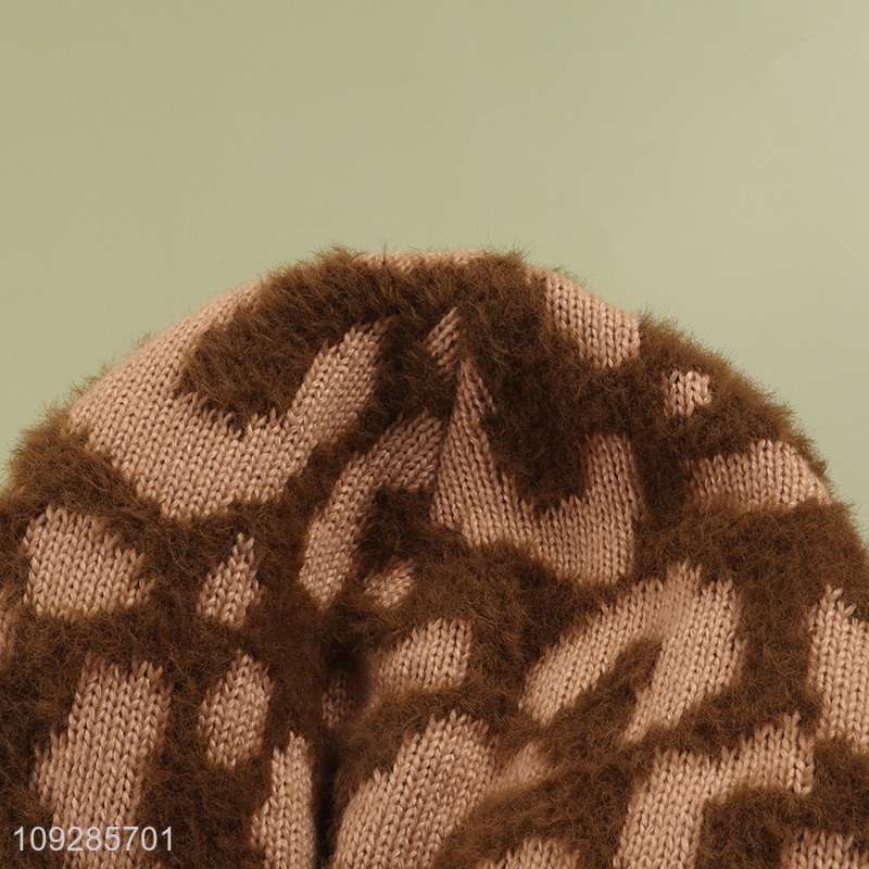 China products winter warm knitted hat beanies hat