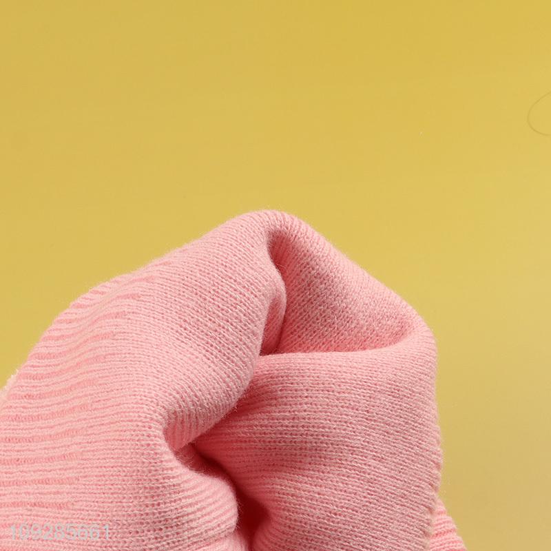 Yiwu market plush ball knitted hat beanies hat for winter