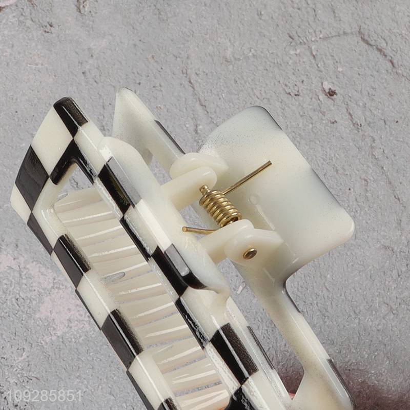 Low price rectangle hair claw clips hair accessories for sale