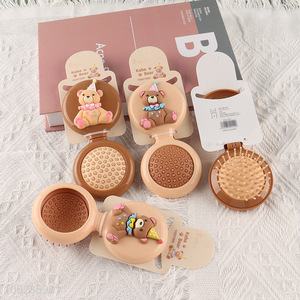 Yiwu market folding air cushion hair comb hair brush