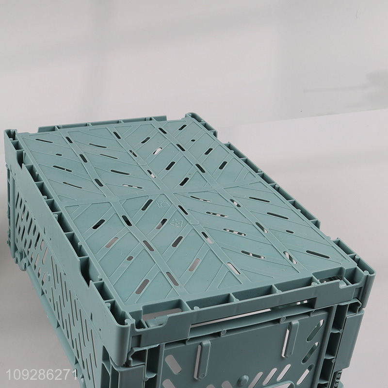 Popular products home folding plastic storage basket