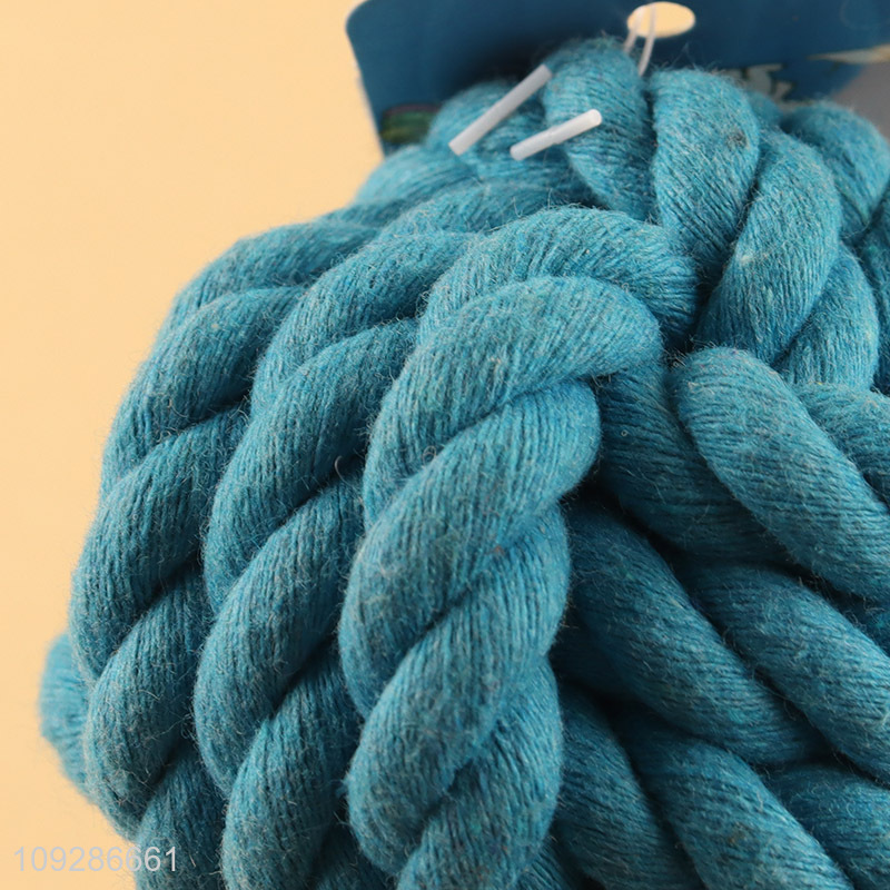 Top selling cotton rope pet chew toys teething toys wholesale