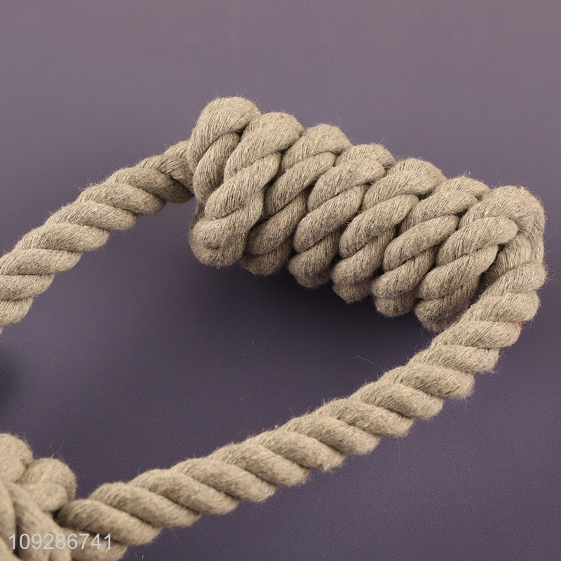 Factory supply pet cotton rope pet chew toys teething toys