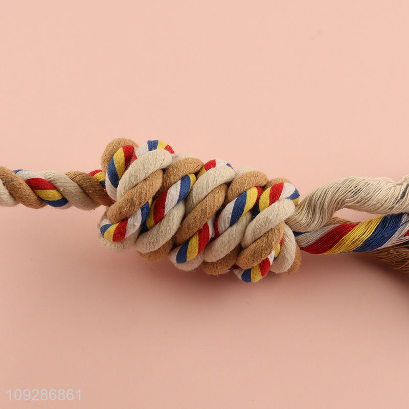 Hot items pet chew toys teething toys cotton rope toys