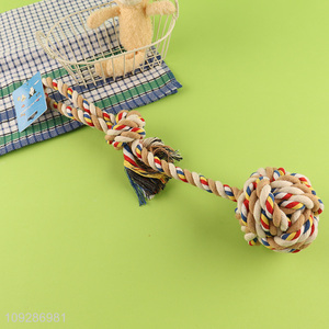 Hot products cotton tope pet chew <em>toys</em> teething <em>toys</em>