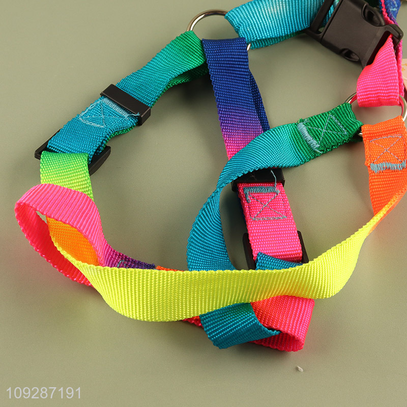 New arrival colorful adjustable pet collar pet leash