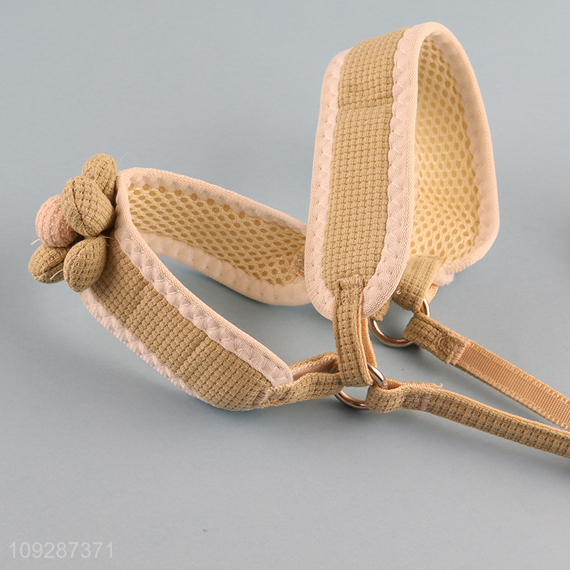 Hot items adjustable pet collar pet leash for outdoor