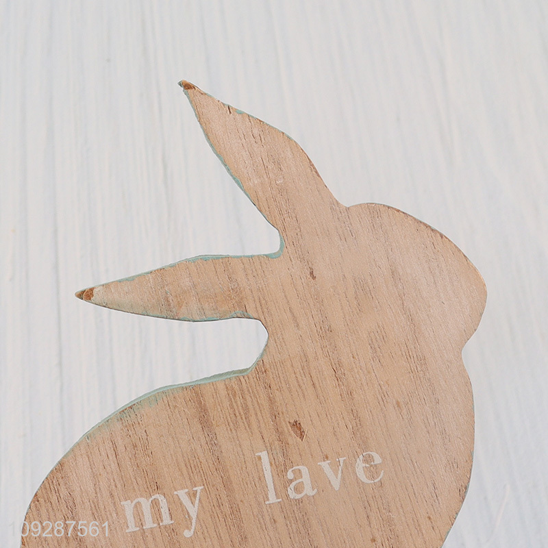 Good quality Easter rabbit ornament Easter decoration for home decor