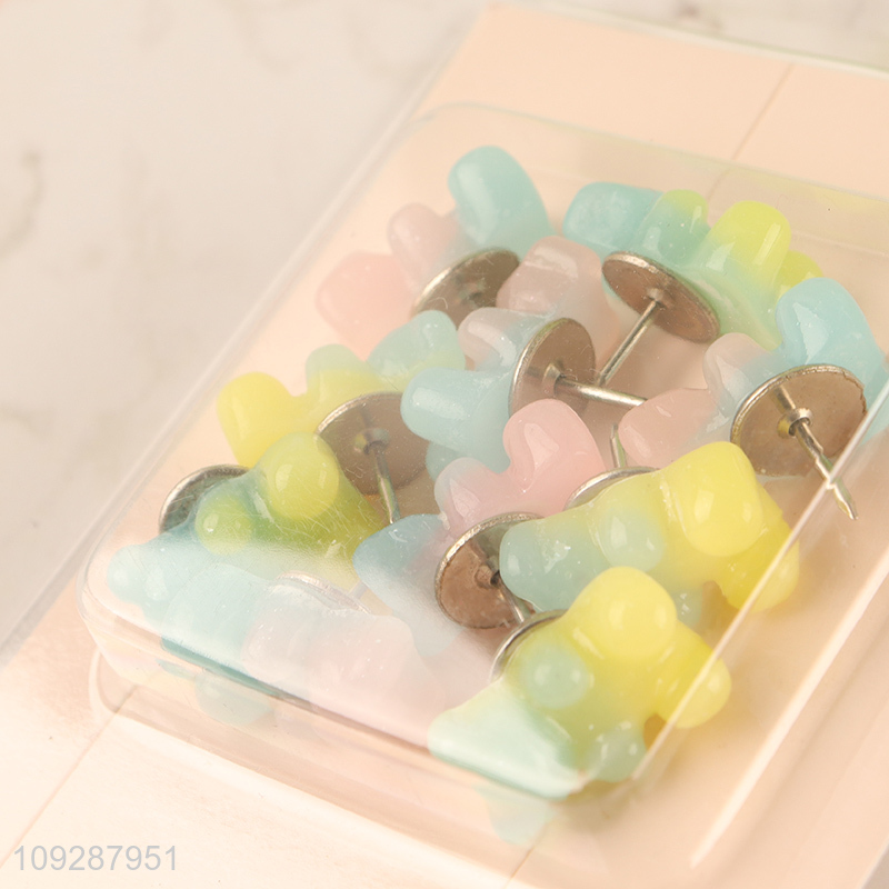 Top selling colorful pushpins press thumbtack for school office