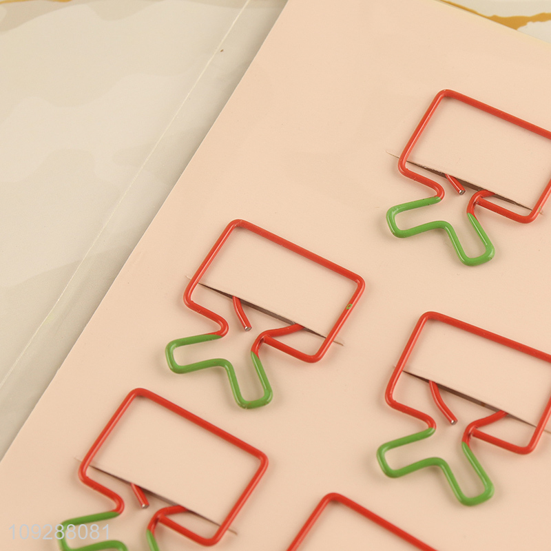 Factory wholesale stationery iron paper clips set