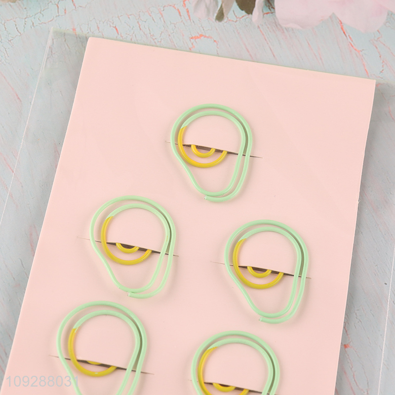 Yiwu market 4pcs school office iron paper clips set