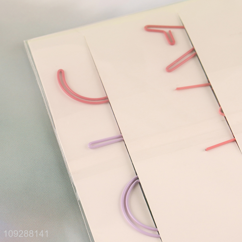 Low price creative magic letter iron paper clips set