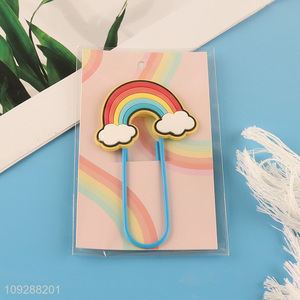China supplier rainbow cloud iron paper clips for sale