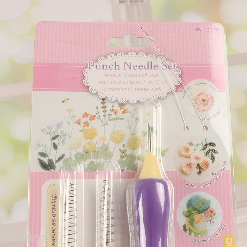 Factory supply professional handmade punch needle set
