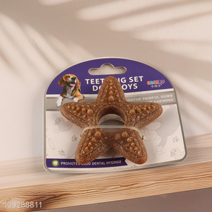 Popular products star shape pet chew toys teething toys