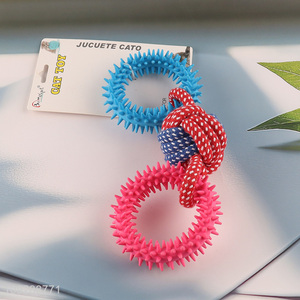 Factory price bite-resistant pet chew toys teething toys