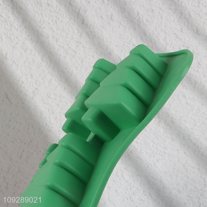 Top selling silicone christmas tree shape chocolate mold baking tool