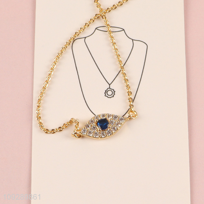 New arrival delicate copper necklace fashion jewelry for girls