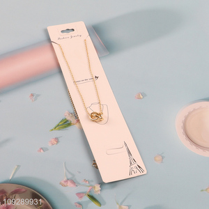 Popular products golden copper necklace fashion <em>jewelry</em>