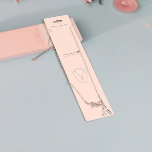 Low price copper necklace fashion <em>jewelry</em> for girls