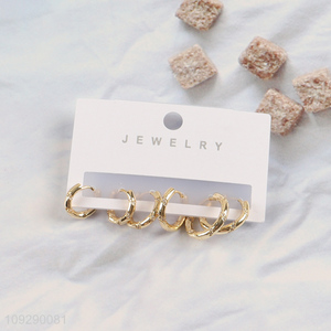 Online wholesale ladies fashion <em>jewelry</em> earrings ear studs set