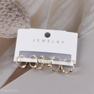Hot items ladies fashion <em>jewelry</em> earrings ear studs set
