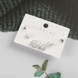 Good sale women fashion <em>jewelry</em> earrings ear studs set