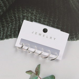 Good quality copper fashion <em>jewelry</em> earrings ear studs set