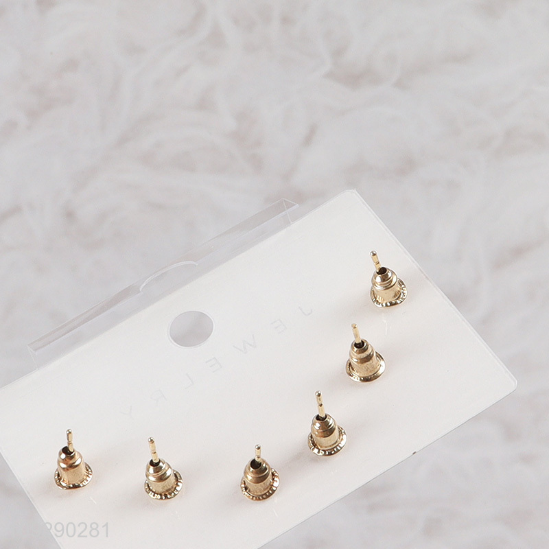 Factory direct sale women fashion jewelry earrings ear studs set
