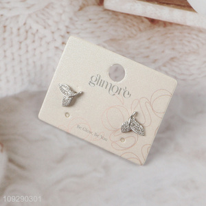 Hot products silver fashion <em>jewelry</em> earrings ear studs