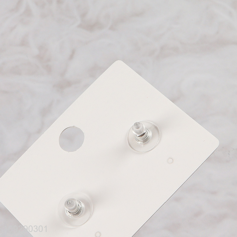 Hot products silver fashion jewelry earrings ear studs