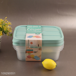 Popular products 3pcs food container preservation box set for <em>kitchen</em>