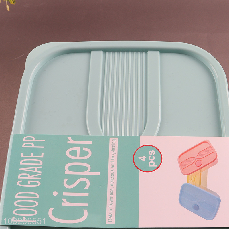 Popular products 3pcs food container preservation box set for kitchen