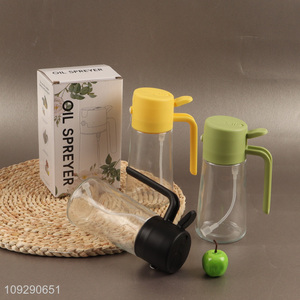 Popular products multicolor 400ml glass oil pot