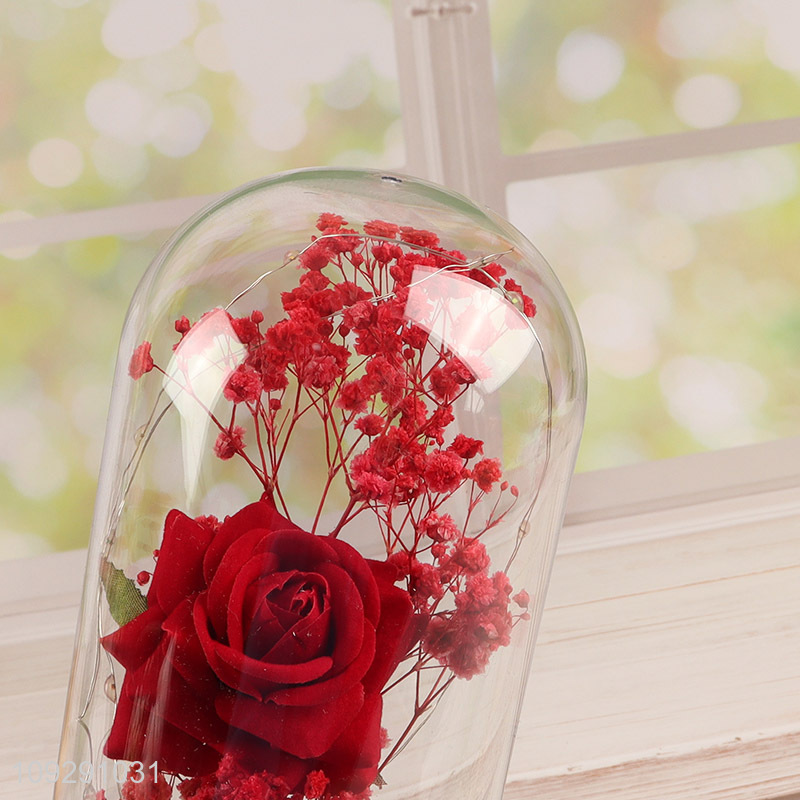 Hot products rose flower tabletop ornament led lights