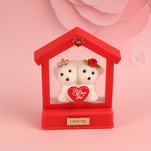 Hot products cartoon bear ornament Valentine's Day gift