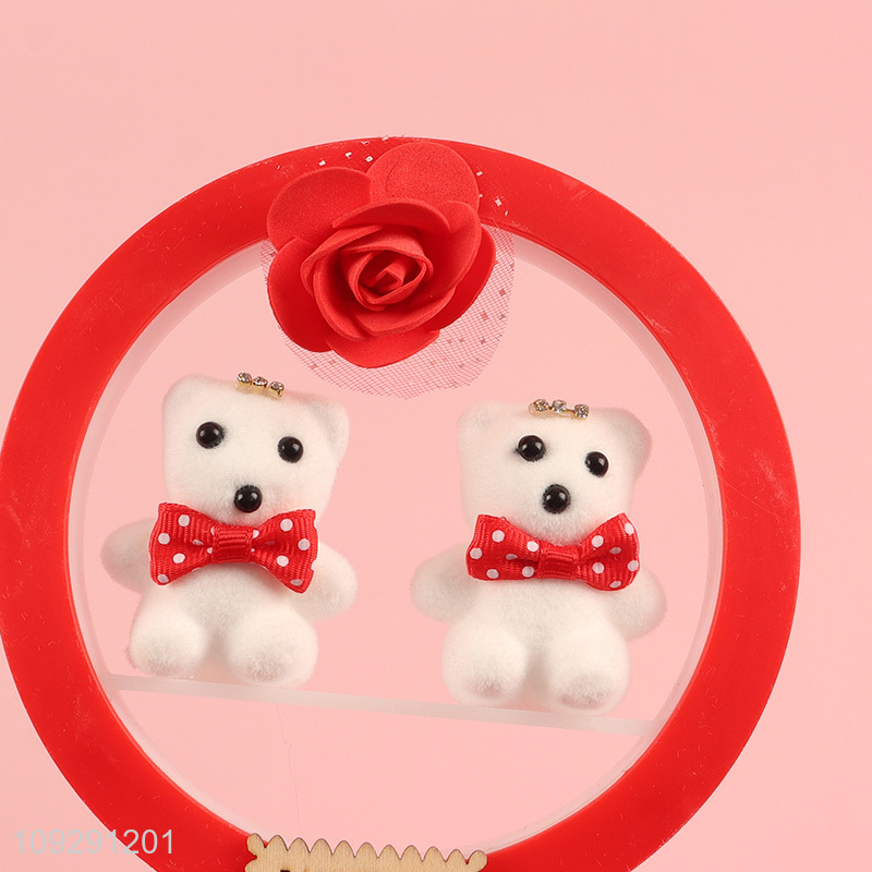 Latest products bear ornament Valentine's Day gift for tabletop