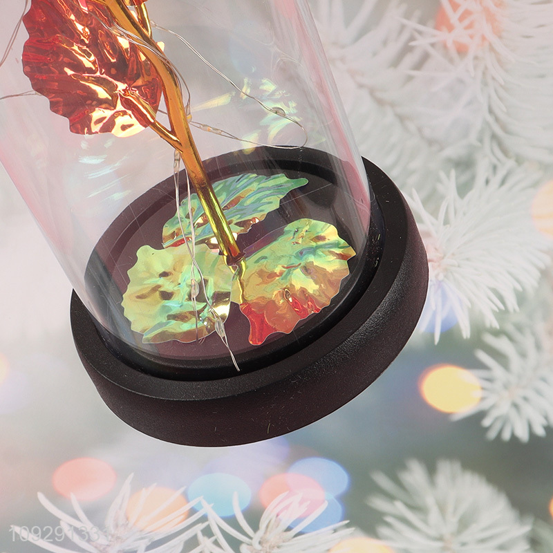 Most popular rose flower ornament lights Valentine's Day gift