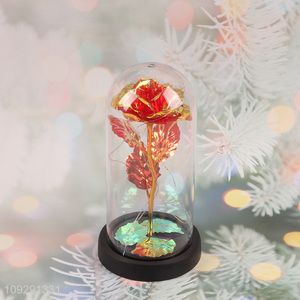 Most popular rose flower ornament lights Valentine's Day gift