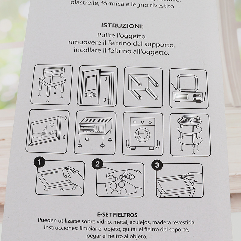 Hot selling round shock-absorbing furniture EVA felt pads