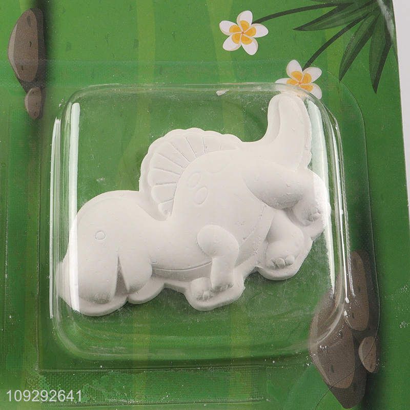Low price dinosaur series DIY gypsum painting toys