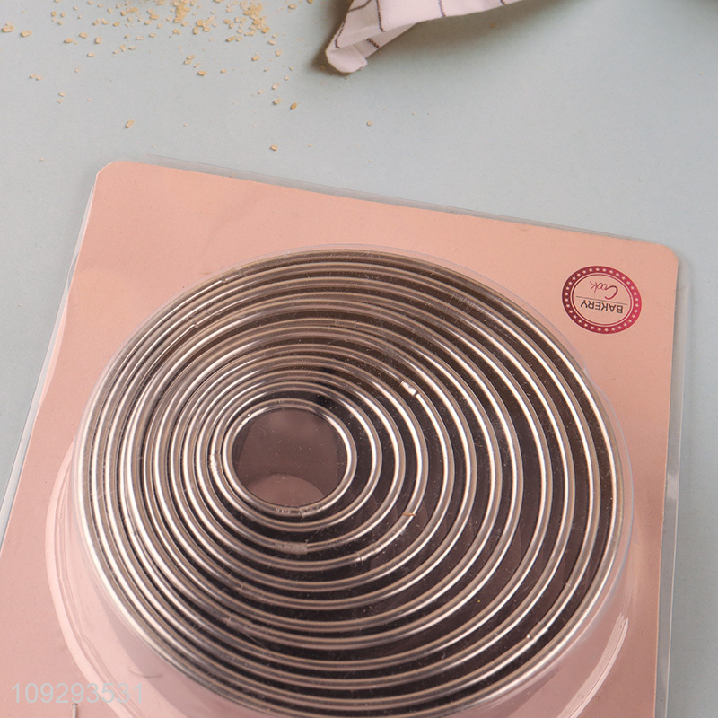 Top products round stainless steel cake mold