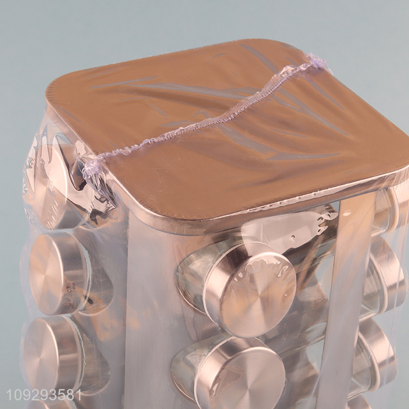 Yiwu market stainless steel condiment bottle with holder